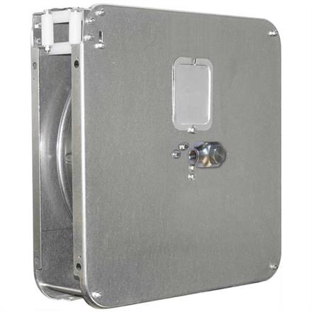 Schlauchaufroller SoST-14 DN10 400 bar 90°C VA 3/8"IG:1/2"IG für 14 Meter
