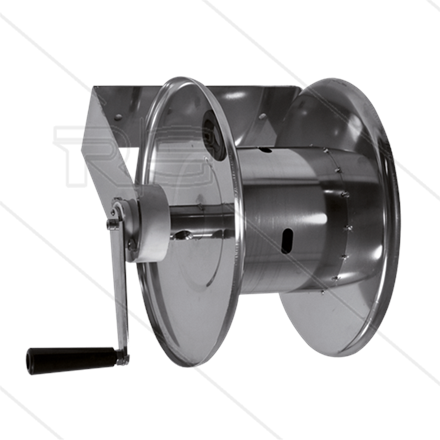 Schlauchaufroller Stahl lackiert - 20m - max 250 Bar - Schlauch: 25m 3/8" - 20m 1/2" - Ans