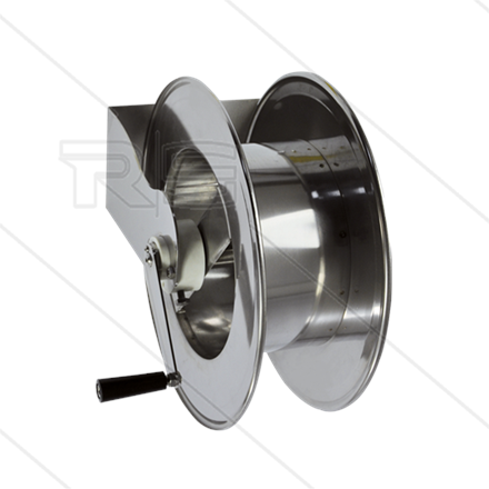 Schlauchaufroller Stahl lackiert - 25m - max 400 Bar - Schlauch: 35m 3/8" - 25m 1/2" - Ans