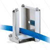 Schlauchführung - Edelstahl 304 - Boden- und Wandbefestigung - HxBxT: 124x103x91mm