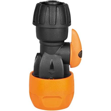 Schlauchkupplung uni.1/2 PVC mit Hahn