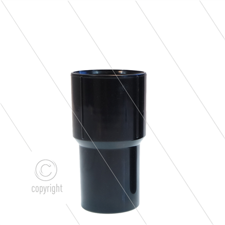Schlauchmuffe - Schlauchseite Ø38mm - Zubehörseite Ø38/45mm - Gummi