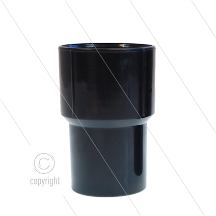 Schlauchmuffe - Schlauchseite Ø50mm - Zubehörseite Ø50/58mm - Gummi