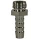 Schlauchtülle 1/2"AG NW13 Edelstahl