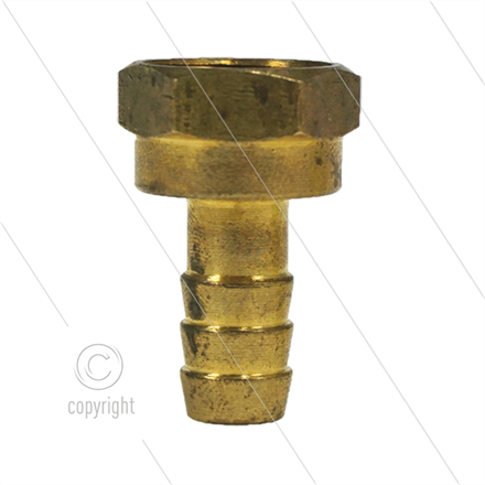 Schlauchtülle - Messing - Ø10mm - 3/8" IG