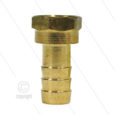 Schlauchtülle - Messing - Ø13mm - 3/8" IG