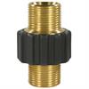 Schlauchverbinder M22x1,5 AG : M22x1,5 AG Messing mit Gummischutz