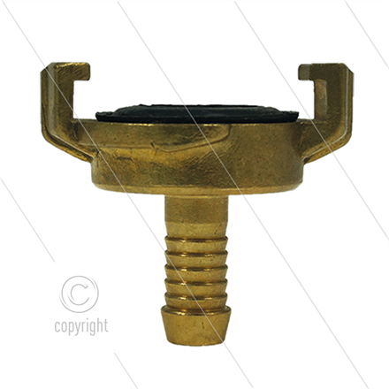 Schnellkupplung - Messing - Geka - Ø10mm - 3/8" Schlauchtüll