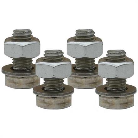 Schraubenset Trommel und Konsole kpl. Edelstahl 4 x Schrauben, 4 x Scheiben, 4 x Muttern