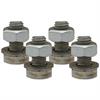 Schraubenset Trommel und Konsole kpl. Edelstahl 4 x Schrauben, 4 x Scheiben, 4 x Muttern