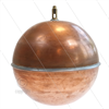 Schwimmerball Kupfer mit Klemmbefestigung - Ø220 mm - max 60°C - für Schwimmerventil 22022