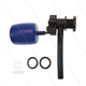 Schwimmmerventil FV1-H - Kunststoff - blau/schwarz - mit Filter und Rohr - L=166mm - max 9