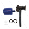 Schwimmmerventil FV1-H - Kunststoff - blau/schwarz - mit Filter und Rohr - L=166mm - max 9