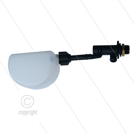 Schwimmmerventil RG30 - Kunststoff - 10 bar - L=260mm - max 60°C - 3/8" AG - Durchflussmen