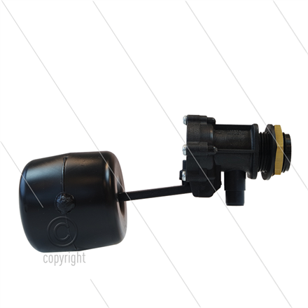 Schwimmmerventil RGP - Kunststoff - 10 bar - L=166mm - 3/4"