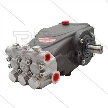 SS3B2018 Hochdruckpumpe Edelstahl - 18 l/min - 200 Bar - 1450 U/min - 6,88 kW - max 85°C