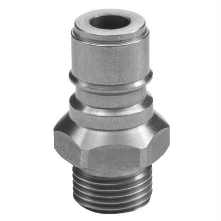 ST-45 250 bar 1/2"AG Nippel Edelstahl mit 60° Innenkonus