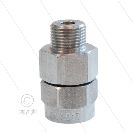 ST350 - Drehgelenk - Edelstahl - 500 Bar - 3/8" IG x 3/8" AG