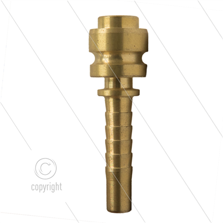 Stecknippel - Messing - DN06 (1/4") - Nippel "X-TRA" Ø14,2 mm passend zu Alto