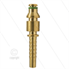 Stecknippel - Messing - DN06 (1/4") - passend zu ALTO + Makita + Stihl + Bosch