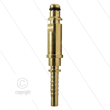 Stecknippel - Messing - DN06 (1/4") - Ø8,8mm Pistolenanschlu