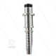 Stecknippel - Stahl - DN08 (5/16") - Ø10mm Pistolanschluss mit Ø15,5mm scheibe