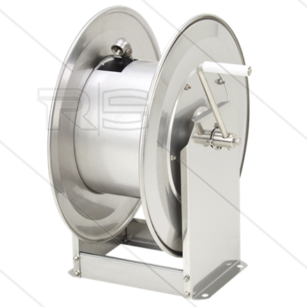 STKi2-20/12 - Schlauchaufroller Edelstahl - 500 Bar - Schlauch: 3/8" 60m - 1/2" 35m - Ansc