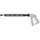 Strahlrohr 500/380 mm Mundstück : M22 IG drehbar Edelstahl Standard