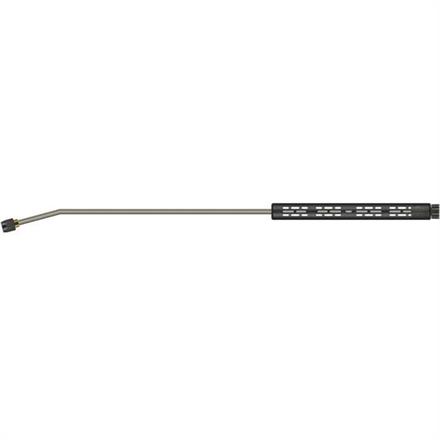 Strahlrohr 800/380 mm Mundstück : M22x1,5 IG Stahl verzinkt 15° abgewinkelt