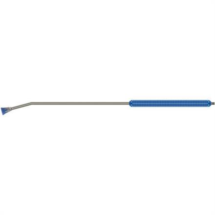 Strahlrohr ST-007 1000/400 mm Edelstahl Blau 1/4" IG-NPT : 1/4"AG 15° abgewinkelt