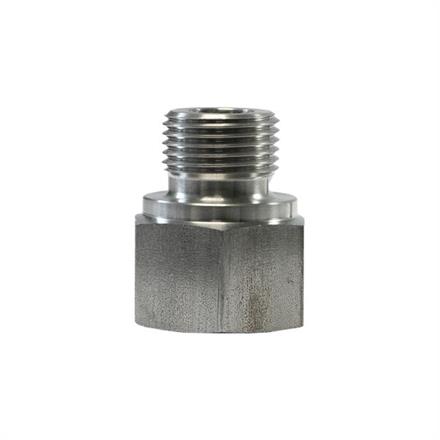 Strahlrohrdapter 3/8"AG : M18x1,5 IG Edelstahl