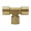 T-Stück 1/4"IG Messing 150 bar Länge: 51 mm Höhe: 25 mm