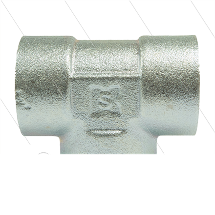 T-Stück Stahl - 3 x 1/4" IG - BSP