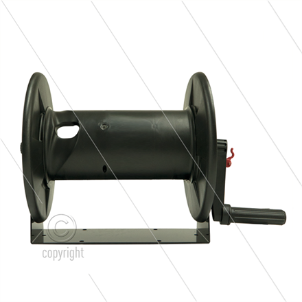 T47 - Schlauchaufroller Kunststoff - 40m - 250 Bar - Schlauch: 3/8" - Anschluss 3/8" AG