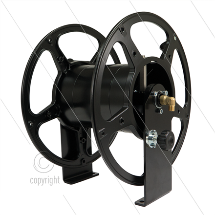 T52 - Schlauchaufroller Aluminium - 80m - 300 Bar - Schlauch