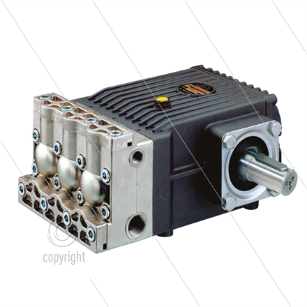 T55 A Hochdruckpumpe - zyl. Welle rechts - Kardanwelle links-50 l/min - 50 Bar - 650 U/min