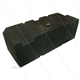 Tank - 115 Liter - Kunststoff - Schwarz - mit flachem Boden - 1 Deckel - LxBxH= 1000 x 400
