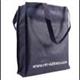 Tasche mit Henkel, Dunkelblau 38x42 cm mit Bodenfalte