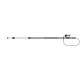 Teleskoplanze 2,55-5,75 M. 1/2"IG : 1/4"IG Schwarz ST-10-1/4"IG. 15° abgewinkelt.