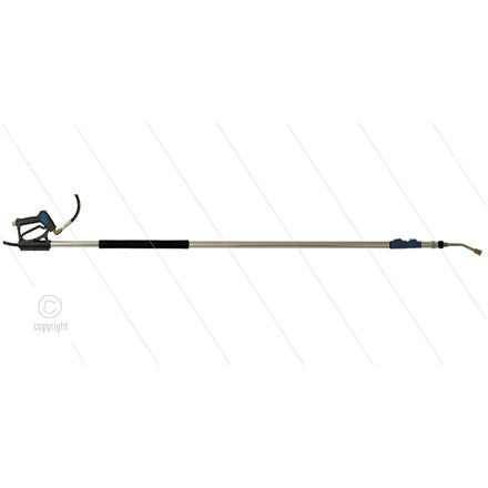 Teleskoplanze - 250 Bar - 2,0 bis 4,7 meter - Aluminium - 3/8" IG x 1/4" IG Schnellkupplun