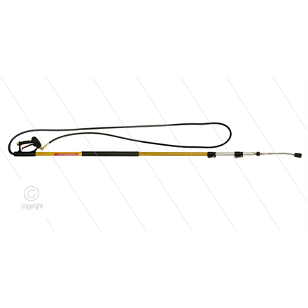 Teleskoplanze RP2 - 5,2 mtr - 250 Bar - 1,98 bis 5,49 meter - 3/8" IG x 1/4" IG Düsenschut