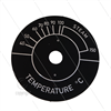 Temperaturanzeige (Aufkleber) 30-150°C - Ø67mm