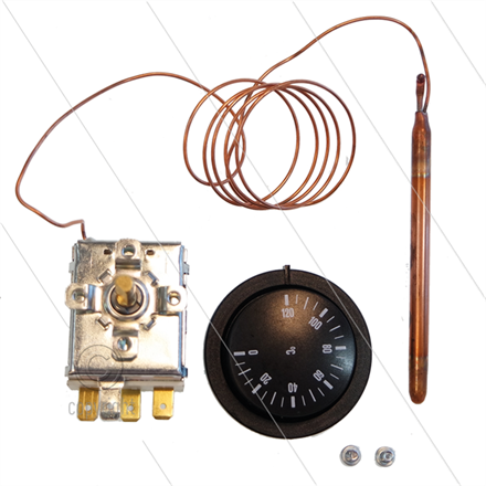 Thermostaat - IMIT TR2 9325 - 0 bis 120°C - Capillair L=900mm - Fühler 7x95mm - 250V - 16