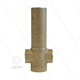 Thermostat Adapter PS1 - Messing - 1/2" IG unten - 3 x 3/8" IG - 280 Bar - max 160°C - L=1