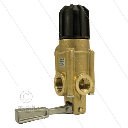 TIMAX Druckregelventil - 60 Bar - 200 l/min - max 60°C - Eingang: 3/4" IG - Ausgang: 1/2"
