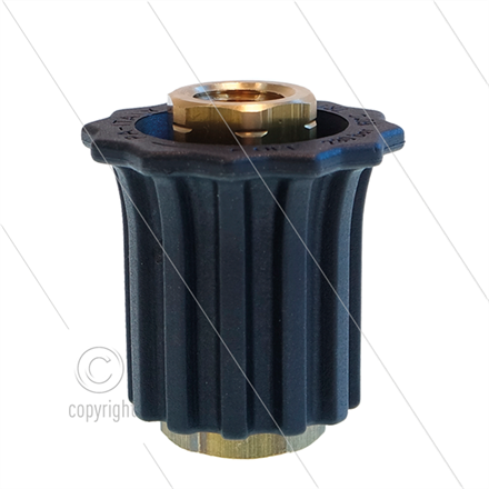 TR1 - Schwallregeldüse - 250 Bar - 30 l/min - max 160°C - 1/4" BSP IG x 1/4" Npt IG