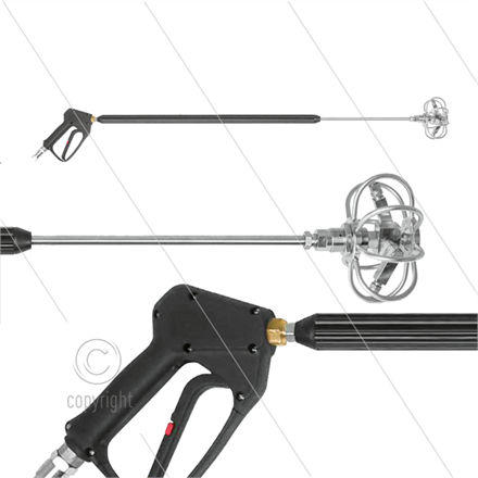 TRL Lanze - mit Drehgelenk und Rohrreiniger Ø150mm - L=1570m