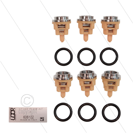 Udor Kit 2 - Ventilsatz (6x) - Serie B + M + PK