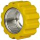 Überwurfmutter 22x1,5 16,4 mm Gelb Edelstahl  für Waschgerätenippel