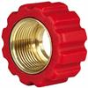 Überwurfmutter 22x1,5 16,4 mm Rot Messing  für Waschgerätenippel